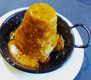 Versión de la tortilla en salsa, de Montse Freixa.